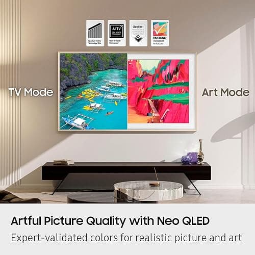 Samsung 65-Inch Class The Frame Pro LS03FW 4K Neo QLED Mini LED Smart TV (2025 Model) Slim Fit Wall Mount, Modern Frame Design, Wireless One Connect, NQ4 AI Gen3 Processor, Art Mode, Alexa Built-in thumbnail 11