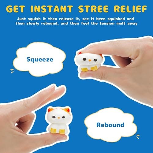 30 Packs Party Favors, Slow Rising Animal Squishy Toys with Cupsules, Goodie Bag Stuffers, Birthday Gifts, Treasure Box Toys, Kids Classroom Prizes, Claw Machine Toys, Stress Relief Squishy Toys thumbnail 5