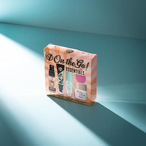 W7 On the Go Essentials Gift Set - Mini Makeup Must-Haves with Primer, Setting Spray, Mascara, Golden Glow Bronzing Drops & Beauty Sponge - Travel or Handbag Size Essentials thumbnail 3