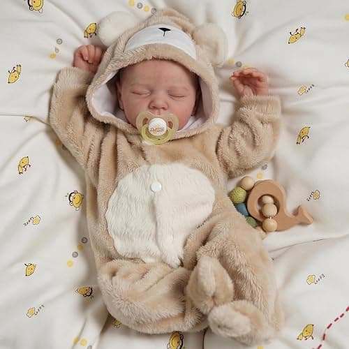 BABESIDE Lifelike Reborn Baby Dolls Boy - 17-Inch Baby Soft Body Realistic-Newborn Baby Doll Silicone Full Body Vinyl Real Life Baby Dolls with Toy Accessories for Kids Age 3+ thumbnail 3