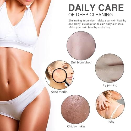 UJFQBH 3 Pieces African Bath Sponge African Net Long Net Bath Sponge Exfoliating Shower Body Scrubber Back Scrubber Skin Smoother,Great for Daily Use (Pink,Yellow,Purple) thumbnail 6
