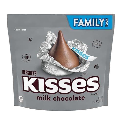 HERSHEY'S KISSES Milk Chocolate Candy Family Pack, 17.9 oz thumbnail 2
