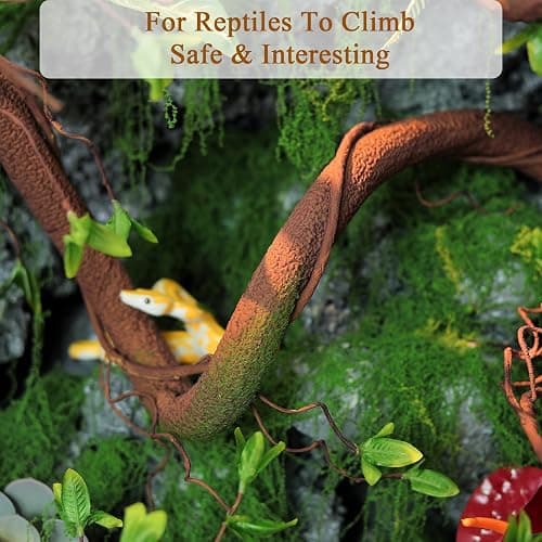 CONGZHANHH Bendable 63in Artificial Tree Twigs Cane Wood Vine Branches Fake Plants Trunk Garland with Leaves for Home Wedding Garden Wall Hanging Mantel Christmas Thanksgiving Day Decoration thumbnail 4