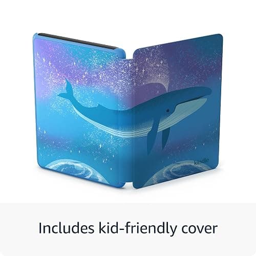 Amazon Kindle Kids 16GB (newest model) - If it breaks, we will replace it, includes ad-free books and cover, with glare-free display, faster page turns - Space Whale thumbnail 3
