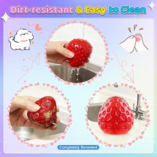 PSBMAC 22PCS Squishy Toys Set, Adorable Fidget Toys Kit for Kids & Adults | Soft TPR Squeeze Toys, Squishies Ideal for Anxiety Stress Relief, Party Favors Classroom Birthday Gifts for Boys & Girls thumbnail 4
