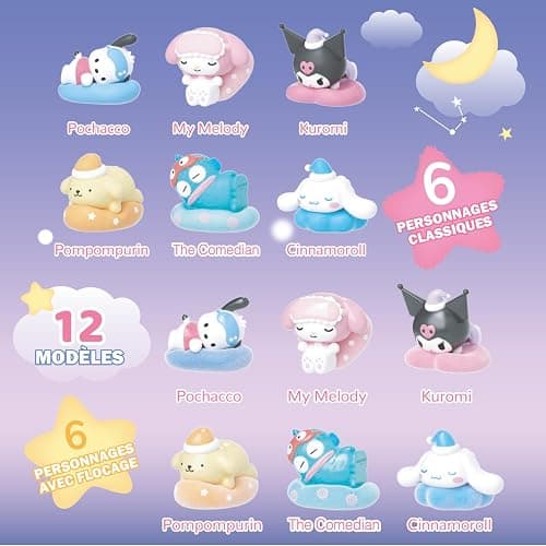 Hello Kitty Mini Figure Blind Bag – 1 Random Figure Included (4cm Sweet Dreams Series), Collect 1 of 6 Regular or Flocked Characters, Cute Sanrio Surprise Toy for Fans & Collectors thumbnail 15
