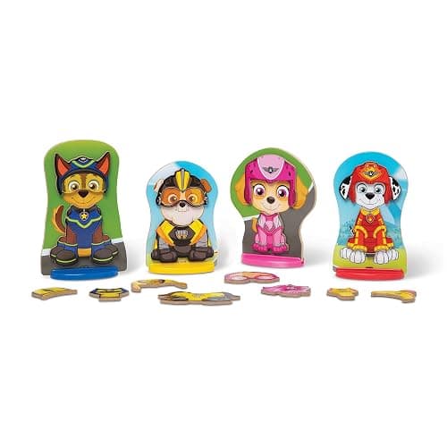 Melissa & Doug PAW Patrol Wooden Magnetic Pretend Play (64 Pieces) thumbnail 4