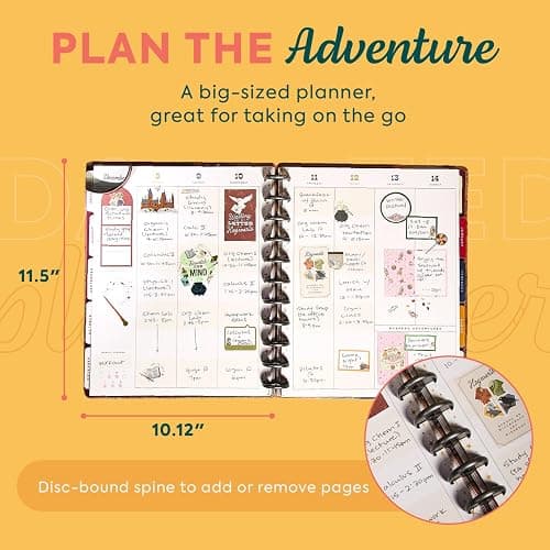 Happy Planner Harry Potter Disc-Bound 12-Month July 2025–June 2026 Planner, Big Size, Student Layout, Back to Hogwarts thumbnail 2