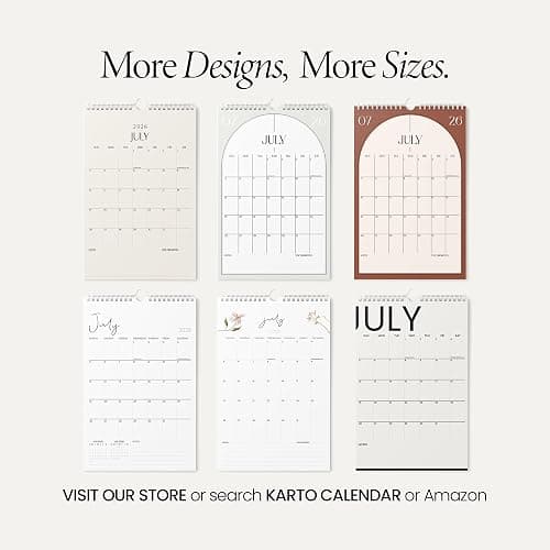 Karto Wall Calendar 2026-2027 8.5x11 in - Flowers | July 2026 to December 2027, Vertical, Boosts Productivity, Easy Monthly Planning thumbnail 7