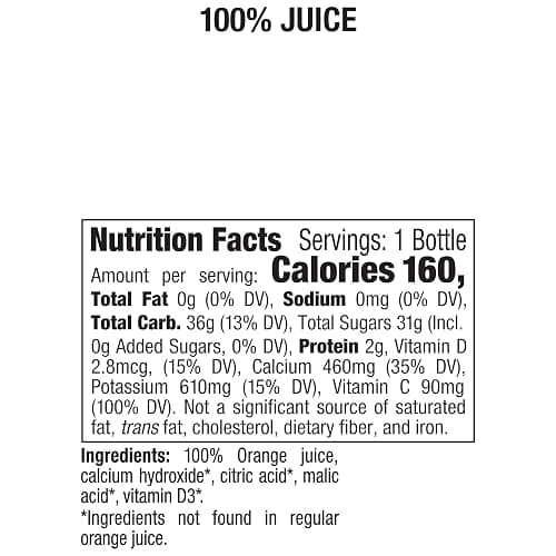 Tropicana Pure Premium 100% Orange Juice Original, Calcium + Vitamin D, 11 fl oz bottle thumbnail 3