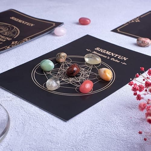 Polished Mixed Crystal Chips Set, 0.4 inches, 128 Pcs - Handpicked Tumbled Stones and Crystals Bulk for Healing, Reiki, Meditation, Witchcraft and Home Decor thumbnail 5