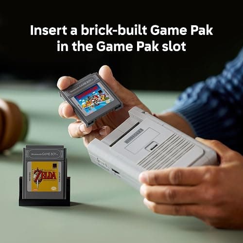 LEGO Super Mario Game Boy - Retro Building Sets for Adults, Ages 18+ - Collectible Model with Game Paks and Display Stand - Birthday Gifts for Men & Women - 72046 thumbnail 4