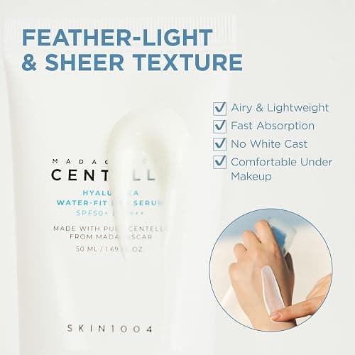 SKIN1004 Madagascar Centella Hyalu-Cica Water-Fit Sun Serum UV 50ml OTC thumbnail 6