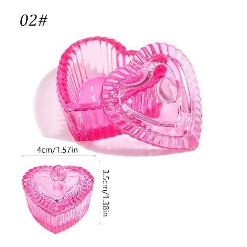 Nails Art Glass Acrylic Dappen Dish Crystal Bowl Liquids Crystal Cup Tool Crystal Glass Dish thumbnail 3