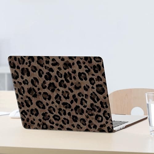 MOSISO Compatible with MacBook Air 13 inch Case M5 2026 M4 2025 M3 M2 2024-2022 A3449 A3240 A3113 A2681, Hard Shell&Keyboard Cover&Screen Protector for MacBook Air 13.6 inch Case, Brown Wild Leopard thumbnail 7