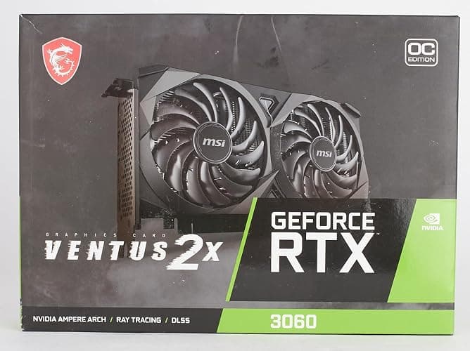 MSI Gaming GeForce RTX 3060 12GB 15 Gbps GDRR6 192-Bit HDMI/DP PCIe 4 Torx Twin Fan Ampere OC Graphics Card thumbnail 11