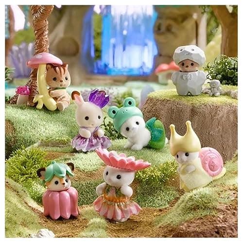 Sylvanian Families Baby Collection Fairy Forest Friends Series - Woodland Fairy Costume Mini Figures Collectible Blind Bag Toy for Kids (3+ Years) thumbnail 2