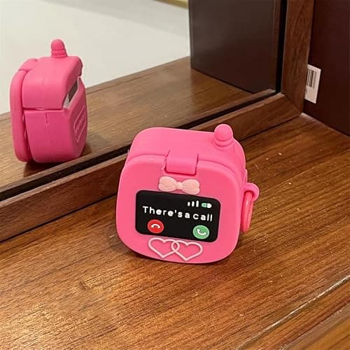 Cute Case for AirPods 3 Case Cover 2021 with Cleaner kit, Airpods 3 Cases Women Anti-Drop Silicone iPods 3 Earbuds Accessorie Charging Cases Girl Keychain for Airpods 3rd Generation (Pink) thumbnail 7