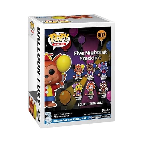 Funko POP! Games: Five Nights at Freddy's - Balloon Foxy - Collectable Vinyl Figure - Gift Idea - Official Merchandise - for Kids & Adults thumbnail 3