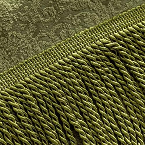 Utobanh French Sage Green Nightstand Tablecloth - European Style Long Tassels Bedside Table Cover/Bedside Table Cloth/Bedside Table dust Cover thumbnail 7