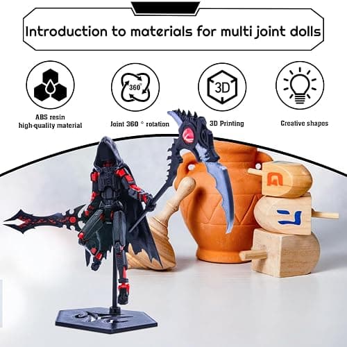 (Assembly Completed) T13 Action Figure Set, 3D Printed Action Figures,Titan 13 Action Figure, for Collectors Desktop Decorations thumbnail 5