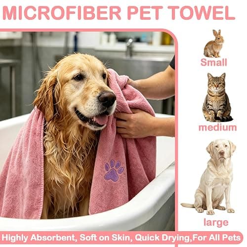 Pet Bath Grooming Kit, Dog Shampoo Brush & Dogs Bath Brush, Complete Dog Bath Supplies, for Short & Long Haired Dogs and Cats thumbnail 6