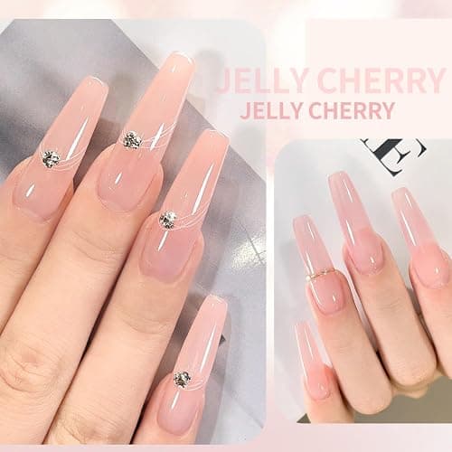 Beautpal Nude Gel Polish Set, 6pcs Jelly Gel Polish Nude Pink Neutral Color Translucent Gel Nail Kits for Salon Gel Manicure and Nail Art DIY at Home 8ml J05 thumbnail 4