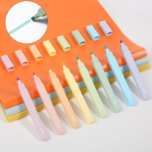Mr. Pen- Aesthetic Highlighters No Bleed, 8 Pack, Pastel Colors, Chisel Tip | Cute Highlighters Assorted Colors for Journaling, Highlighting, Underlining, Fast Dry, Back to School Supplies thumbnail 6
