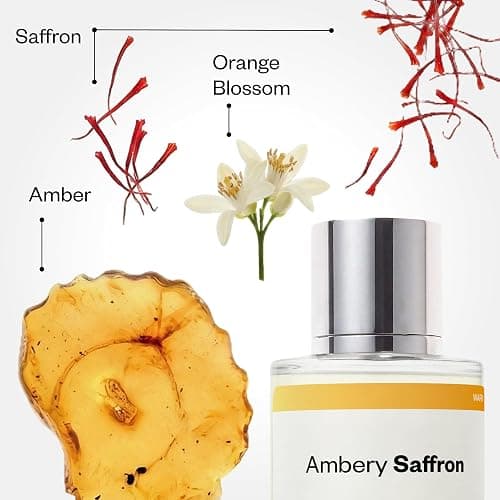 Dossier - Ambery Saffron 1.7 Fl Oz (50ml) - Eau de Parfum - Inspired by B.accarat R.ouge 540 - Vegan, Unisex Perfume Spray thumbnail 3