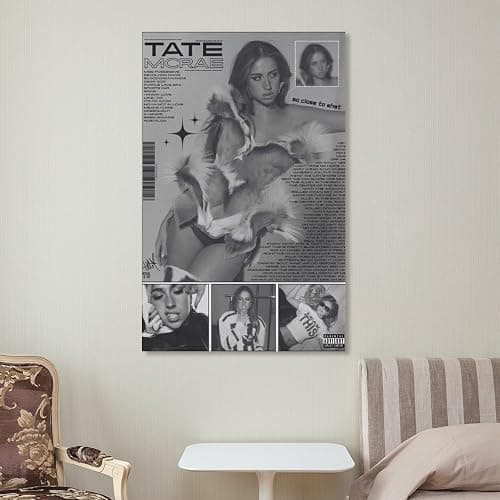 8FH2K9L MN4P7 Tate McRae 3 Canvas Poster Wall Decorative Art Painting Living Room Bedroom Decoration Gift Unframe-style08x12inch(20x30cm) thumbnail 6