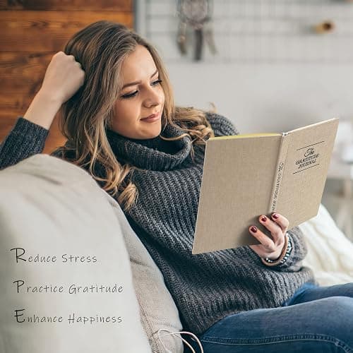 PUKYO The Gratitude Journal, manifestation journal, Daily Journal with Prompts for Affirmation, Happiness, Mindfulness, Positivity, Wellness, Undated Journal for Women & Men(8.5 * 5.5 inches) thumbnail 6