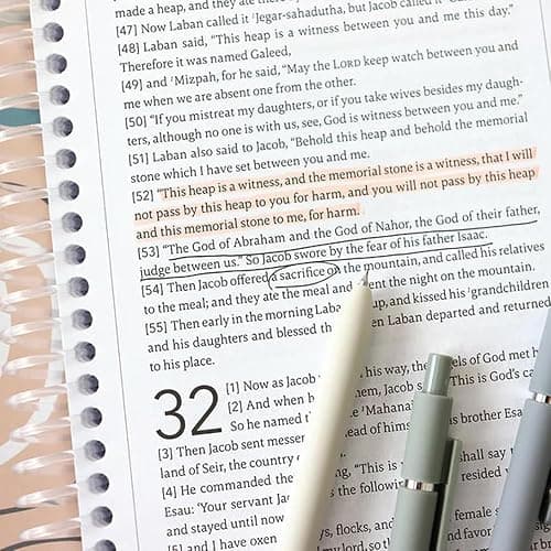 The Bible In A Year: A 52-Week Bible Study For Women Spiral, Spiral Bible In A Year, The Daily Walk Bundle, A Daily Bibles Study Workbook With Note Taking Space For Guided Reading Plan (8.27*5.83inch) thumbnail 6