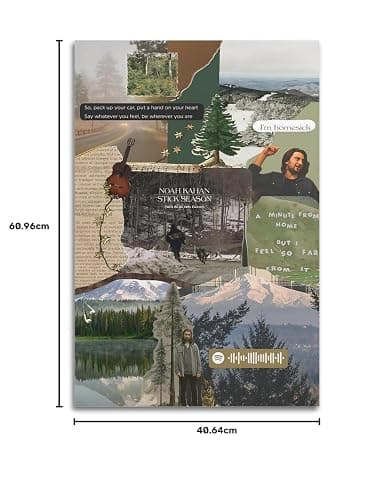CZOURPVU Noah Kahan Poster Music Poster Album Poster Poster Art Decor Painting Aesthetic Wall Art Canvas for Bedroom Decor 16x24inch(40x60cm) Style-2 thumbnail 6
