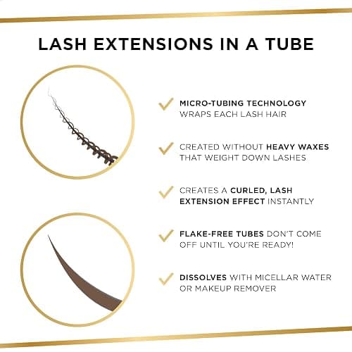 tarte tartelette tubing mascara – Lash Extensions in a Tube, Volume & Length, Smudge-Proof, Longwear, Flake-Free, Easy to Remove, Vegan & Cruelty Free thumbnail 7