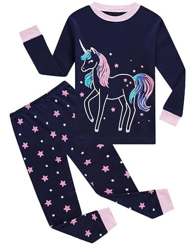 Little bety Little Girls Pajamas Sets Toddler Girls Cotton Pjs Sleepwear Sets - Image 1