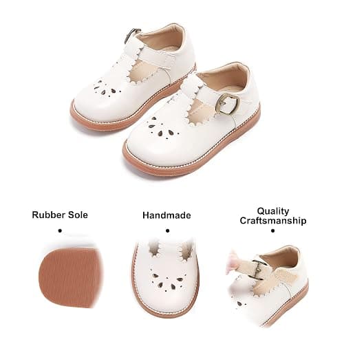 Felix & Flora Toddler Little Girl Mary Jane Dress Shoes - Ballet Flats for Girl Party School Shoes thumbnail 5