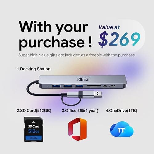 HP New Gen 14" Laptop · MS Office · 128GB · 512GB SD Card · 4GB RAM · HD Display · 12-Hour Battery · WiFi · Bluetooth · Windows 11 · Rose Gold thumbnail 3