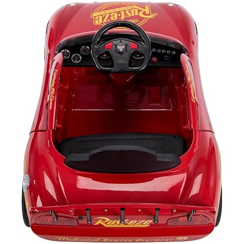 Huffy Lightning McQueen 6V Ride-On Toy Car with Headlights & Engine Sounds, Foot Pedal Drive, Up to 2.5 MPH, Ages 3–7 thumbnail 7