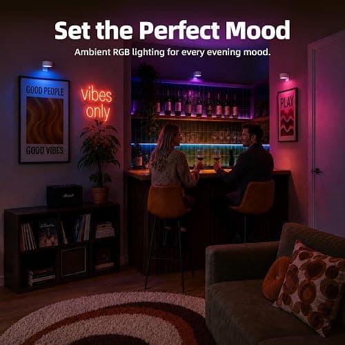 EZVALO Picture Lights for Wall, 2000mAh Rechargeable Battery Magnetic Poster Lights with 3 Color Temps & 12 RGB, Remote Dimmable Timer Painting Light, Wall Decor Light for Art Display, Frame (3 Pack) thumbnail 6