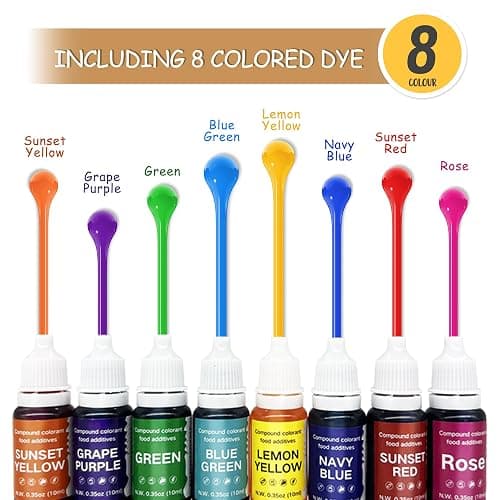 LFISGNN Deluxe Soap Making Kit for Adults DIY Soaps, DIY Soap Making Supplies Kits with Soap Melting Pot, Natural Soap Base, 8 Essential Oils, 8 Dyes, 4 Soap Molds, Packing and Supplies for Begineers thumbnail 4