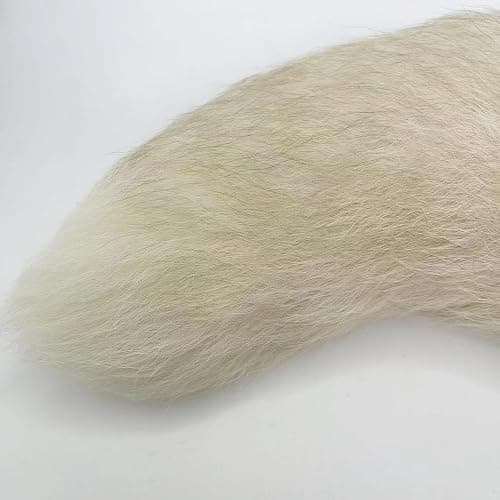 FEXATA Fox Tail Keychain WHITE thumbnail 3