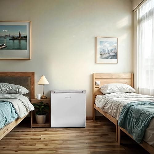 Frigidaire 1.6 cu ft Compact Mini Fridge, Perfect for Home or Office, Contemporary Series, White, 1.6 cu ft thumbnail 2