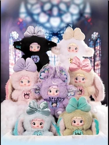 Nommi Blind Box V6 Fantasy World Series Sheep Plush Keychain Pendant Kawaii Nommi Plushie Vinyl Figure Mystery Box Cute Xmas Gift (1 Pack Random) thumbnail 3