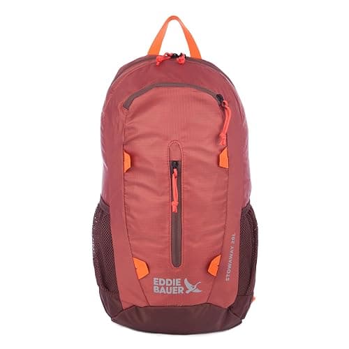 Eddie Bauer Stowaway Packable Backpack | Travel | Outdoor | Lightweight | Foldable | Durable | Ripstop Polyester | 20L - Maroon - Image 1
