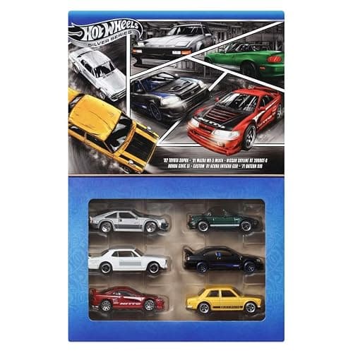 Hot Wheels 1:64 Scale Die-Cast Toy Cars, Set of 6 Japanese Vehicles with Elevated Deco (Styles May Vary) thumbnail 4