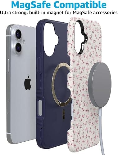 Casely iPhone 16 Case | Cottage Charm | Cottagecore Case Floral | Bold Protective Design | Compatible with MagSafe thumbnail 5