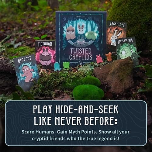 Unstable Games Twisted Cryptids Board Game - Strategy Card Game for Adults and Kids - Family Board Games for 2-4 Players, Ages 12 and Up - from The Creators of Unstable Unicorns and Here to Slay thumbnail 4