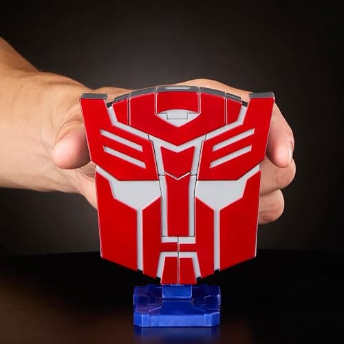 Transformers Icons Optimus Prime 6.75-Inch Voyager Class Action Figure that Converts to Autobot Logo Symbol, Display Stand, Robot Toys for Ages 8+ thumbnail 5