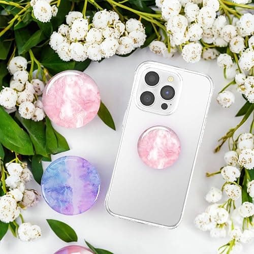 2PCS Phone Ring Holder Grips, Phone Grip with Expanding Kickstand, Phone Grips and Ring Phones Holder, Foldable Stand and Finger Holder, Compatible with Smartphones and Tablets, Ins Style thumbnail 5