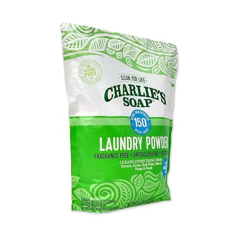 Charlie’s Soap Laundry Powder New (150 Loads, 1 Pack) Fragrance Free Hypoallergenic Plant Based Deep Cleaning Laundry Powder – Biodegradable Eco Friendly Sustainable Laundry Detergent thumbnail 4